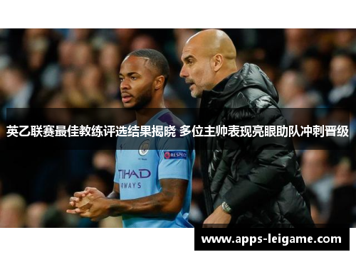 英乙联赛最佳教练评选结果揭晓 多位主帅表现亮眼助队冲刺晋级